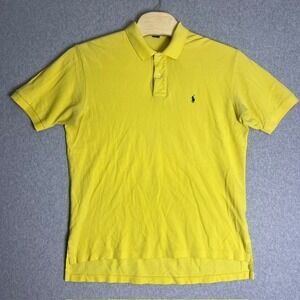 Polo by‎ Ralph Lauren Men's Yellow Short Sleeve Polo Shirt Size XL